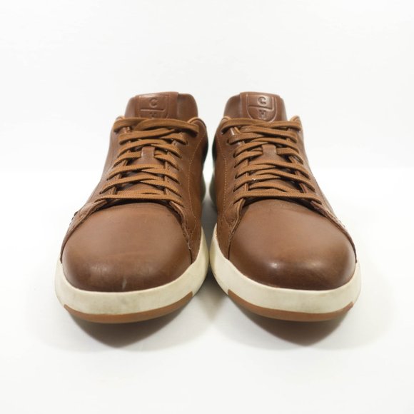 Cole Haan GrandPro Leather Tennis Sneakers - Men's Size 10 - Picture 2 of 8